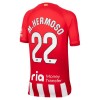 Officiële Voetbalshirt + Korte Broek Atlético Madrid M.Hermoso 22 Thuis 2023-24 - Kids